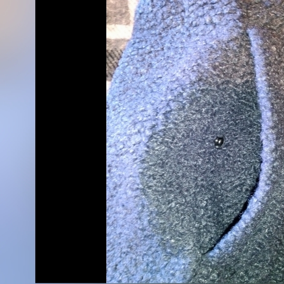 🆕 Lands' End | Cozy Boucle Fleece Coat with Hood Charcoal Grey Size Medium - Picture 9 of 9